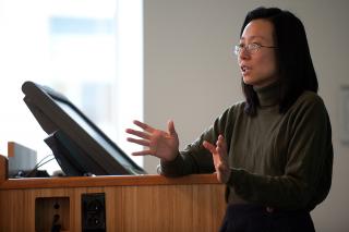 Teresa Fung giving a lecture