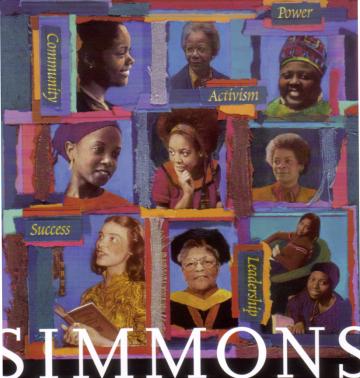 Poster for Simmons’ Black Alumnae/i Symposium, 2005, courtesy of the Simmons University Archives