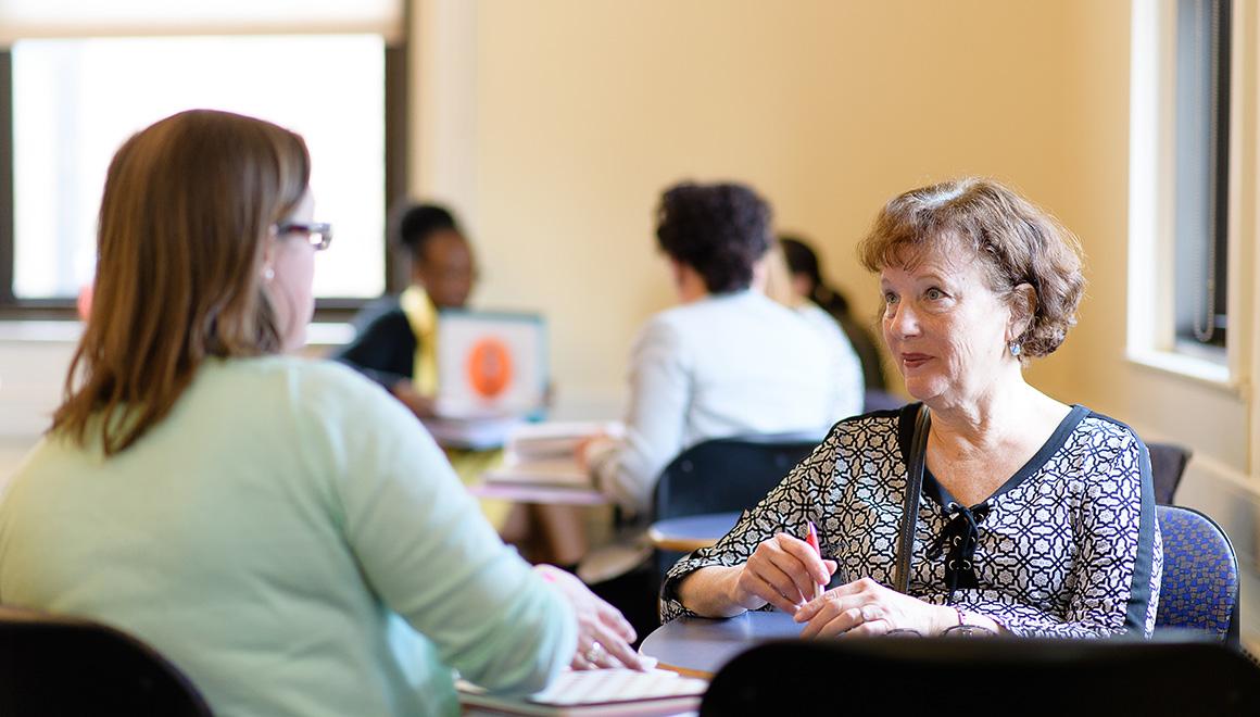 Students in class