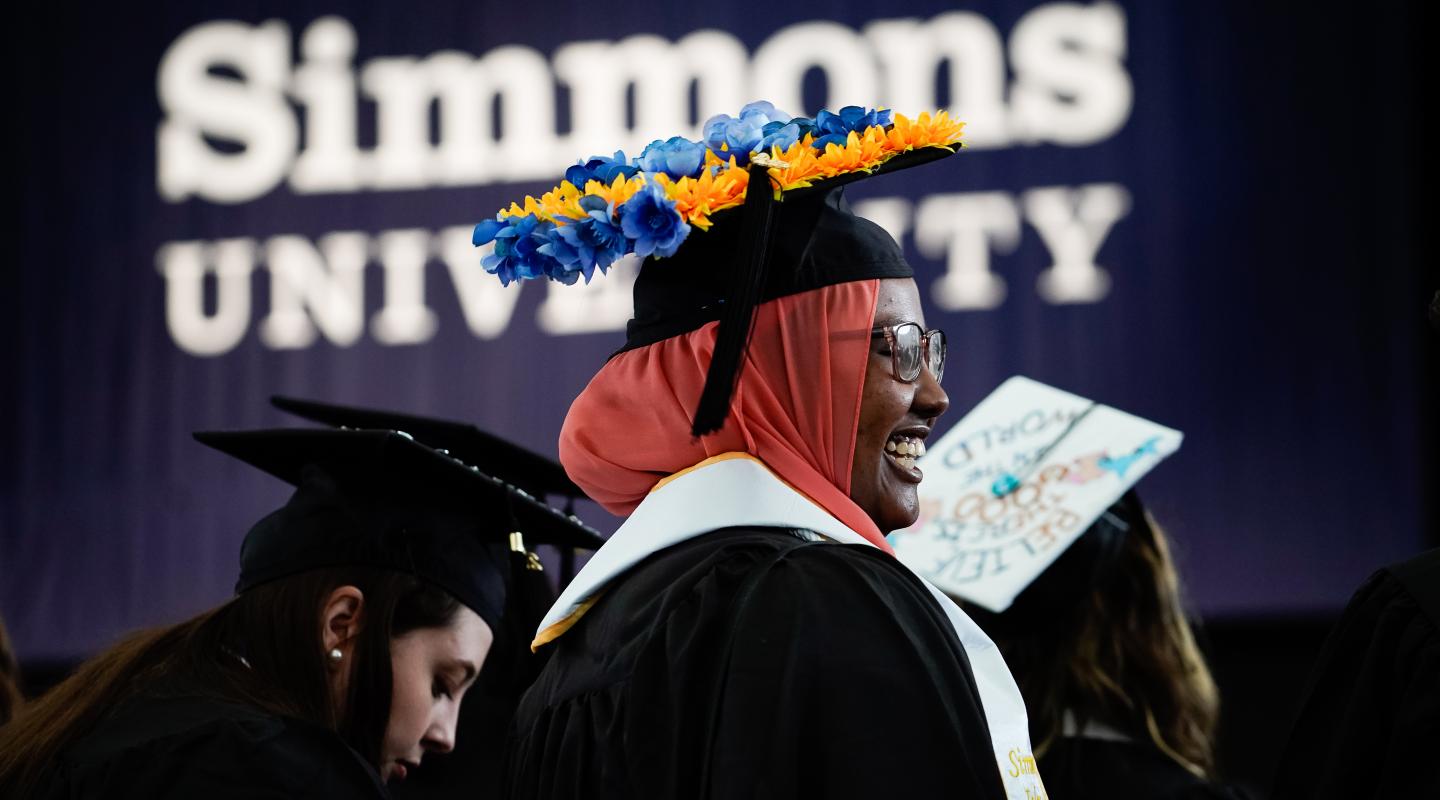 Student at Commencement