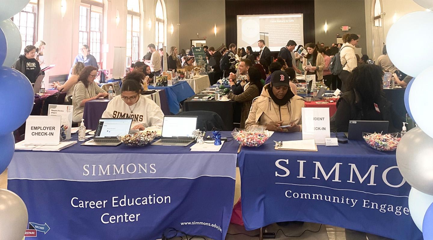 Career Education Center at Simmons Student Event