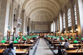 Inside the Boston Public Library