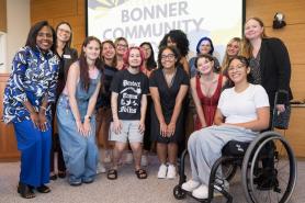 Bonner Community Leaders with Staff and President Wooten