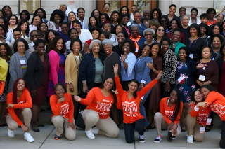 Group shot from a previous Black Alumnae/i Symposium