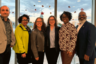 Panel Presenters Timothy Dolan, Cyndee Landrum, Maria McCauley, Sandra Hirsh, Alexia Hudson-Ward, and Jerome Offord