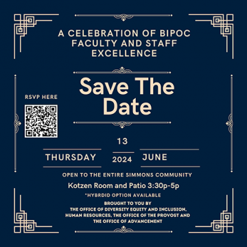 Save the Date - 2024 BIPOC Faculty & Staff Celebration of Excellence