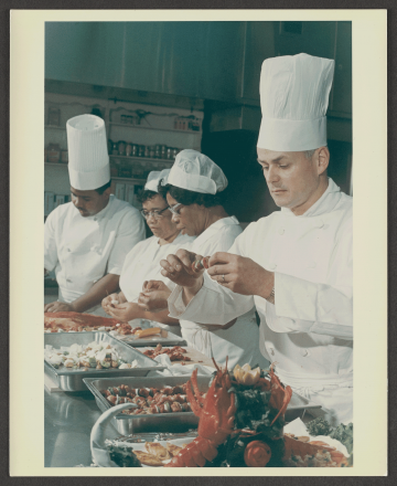 Food Preparations in the White House Kitchen. Photo courtesy of White House Historical Association.