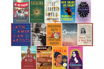 A selection of book covers for suggested reading during Hispanic Heritage Month 2024