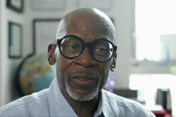 Dr. Gary Bailey in a screenshot from the documentary Never Cried: Boston’s Busing Legacy (GBH)