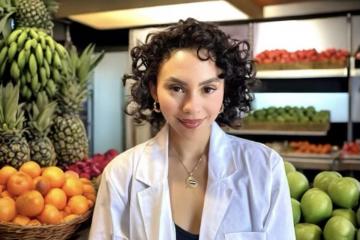 Clarissa Palencia ’24, ’26MS is a graduate student in nutrition