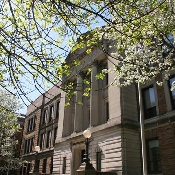 Front of Main College Building