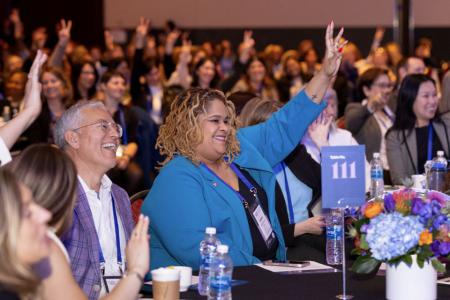 Participants at the 2024 Simmons Leadership Conference