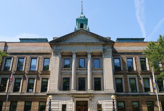 The front of the Main College Building