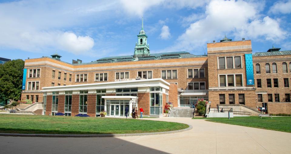 The Main College Building on the Simmons University campus