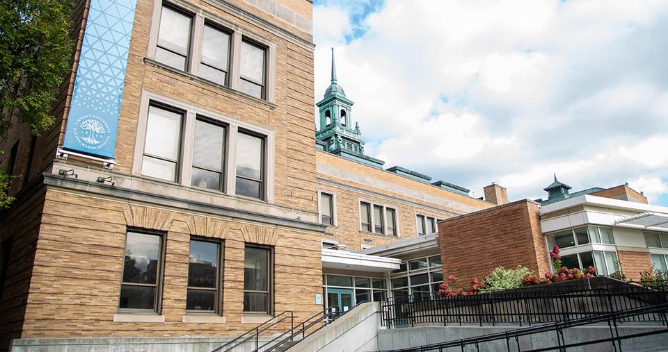 Campus in Fall. Main Building