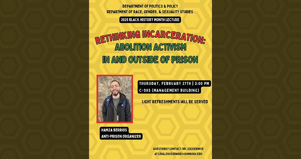 Prison Abolition Lecture Flyer